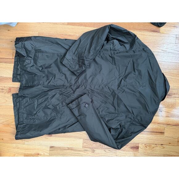 ASPESI packable trench mac rain coat Size L (fits medium) olive green - Picture 2 of 5